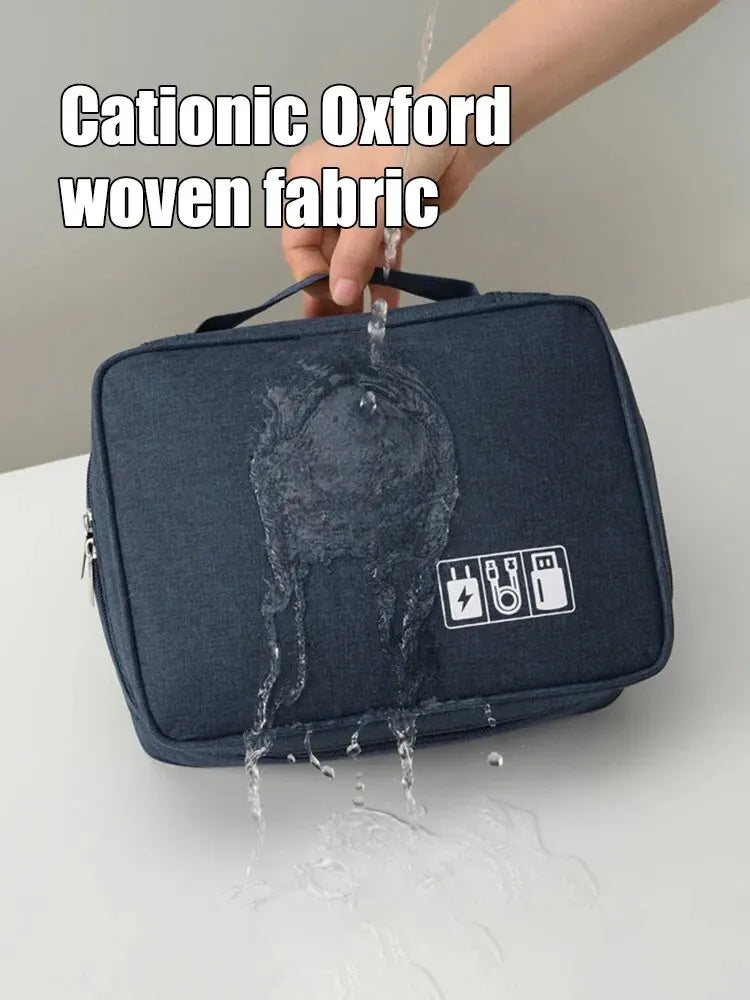 Ordvik Kabel-Organizer – Tech-Tasche, doppellagig