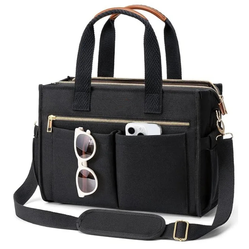 Ordvik Organizer-Tasche – 15 Fächer & gepolstertes Laptopfach (bis 14 Zoll)
