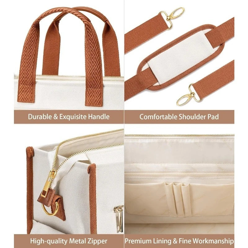 Ordvik Organizer-Tasche – 15 Fächer & gepolstertes Laptopfach (bis 14 Zoll)